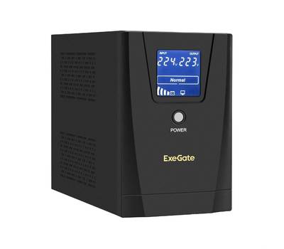 Источник бесперебойного питания EXEGATE SpecialPro Smart LLB-1500.LCD.AVR.2SH.3C13.USB <1500VA/950W,