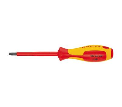 Отвертка диэлектрическая KNIPEX VDE TORX®, TX25 x 80 мм, длина 185 мм