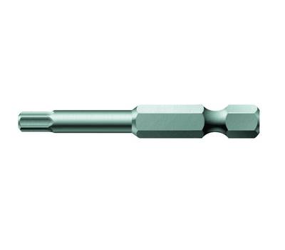 Бита крестовая WERA 840/4 Z Hex-Plus с внешним шестигранником, 1/4" E6.3, 2.5 x 89 мм