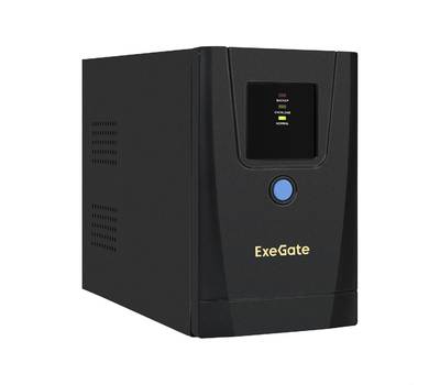 Источник бесперебойного питания EXEGATE SpecialPro UNB-1000.LED.AVR.1SH.2C13.RJ.USB <1000VA/550W, LE