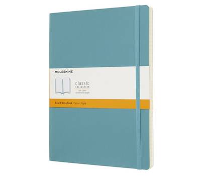 Блокнот письменный MOLESKINE CLASSIC SOFT QP621B35 XLarge 190х250мм 192стр. линейка мягкая обложка г