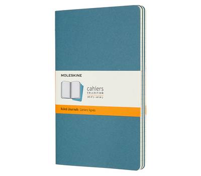 Блокнот письменный MOLESKINE CAHIER JOURNAL CH016B44 Large 130х210мм обложка картон 80стр. линейка г