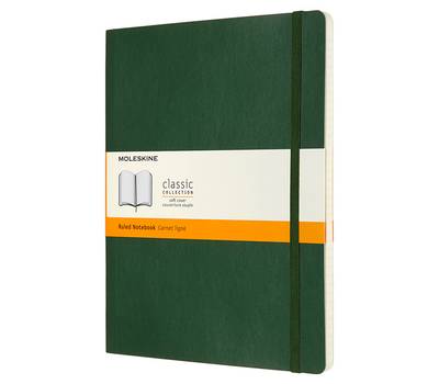 Блокнот письменный MOLESKINE CLASSIC SOFT QP621K15 XLarge 190х250мм 192стр. линейка мягкая обложка з