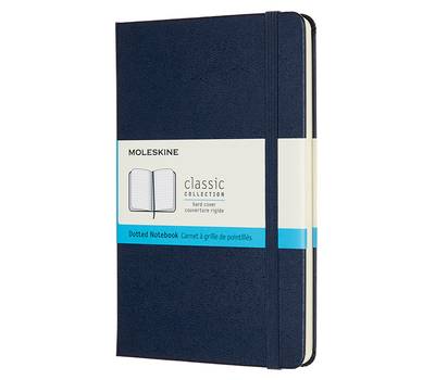 Блокнот письменный MOLESKINE CLASSIC QP053B20 Medium 115x180мм 208стр. пунктир твердая обложка синий