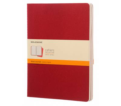 Блокнот письменный MOLESKINE CAHIER JOURNAL CH121 XLarge 190х250мм обложка картон 120стр. линейка кл