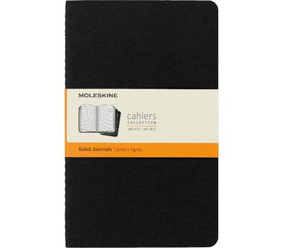 Блокнот письменный MOLESKINE CAHIER JOURNAL QP316 Large 130х210мм обложка картон 80стр. линейка черн