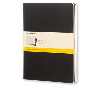 Блокнот письменный MOLESKINE CAHIER JOURNAL QP322 XLarge 190х250мм обложка картон 120стр. клетка чер