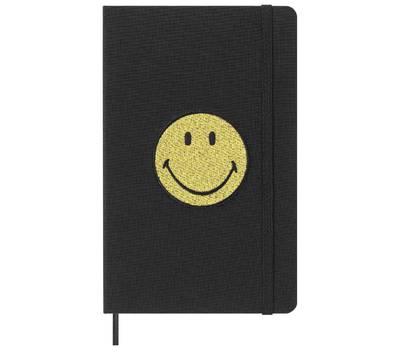 Блокнот письменный MOLESKINE LE SMILEY LESMILEYNTBK Large 130х210мм обложка текстиль 176стр. линейка