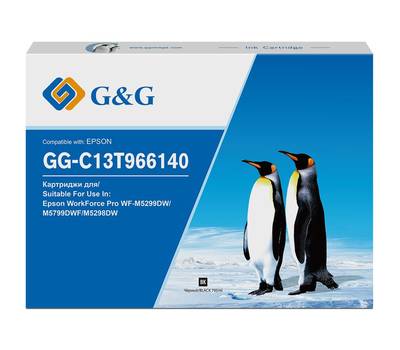 Картридж G&G GG-C13T966140 T9661 черный (795мл) для WorkForce Pro WF-M5299DW/M5799DWF/M5298DW