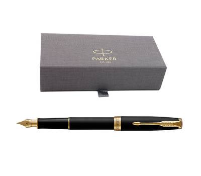Ручка перьевая PARKER Sonnet Core F528, Matte Black GT