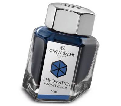 Флакон с чернилами CARANDACHE Chromatics (8011.149) Magnetic blue чернила 50мл
