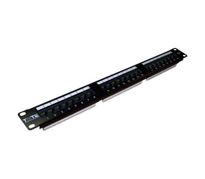 Патч-панель LANMASTER TWT-PP24UTP/6 19" 1U 24xRJ45 кат.6 UTP