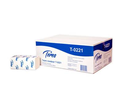 Полотенца бумажные ТЕРЕС Comfort Eco 2-хслойная 150лист. белый (упак.:15шт) (Т-0241)