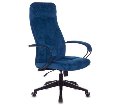 Офисное кресло БЮРОКРАТ CH-608Fabric темно-синий Velvet 29 крестовина пластик