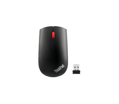 Компьютерная мышь LENOVO ThinkPad Essential черный оптическая (1200dpi) беспроводная USB (3but)