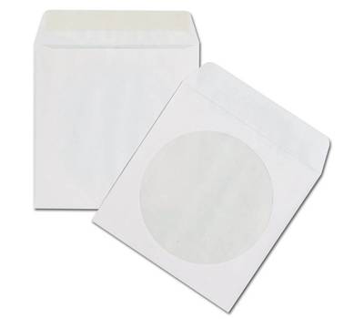 Конверты BURO 201070 CD 125x125мм с окном белый клеевой слой 80г/м2 (pack:1000pcs)