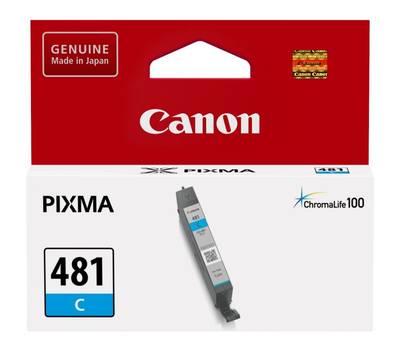 Картридж CANON CLI-481 C 2098C001 голубой (5.6мл) для Pixma TS6140/TS8140TS/TS9140/TR7540/TR8540