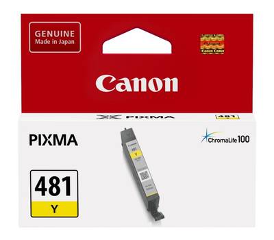 Картридж CANON CLI-481 Y 2100C001 желтый (5.6мл) для Pixma TS5140/6140/8140/8540
