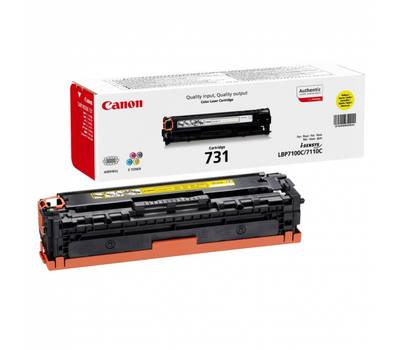 Картридж CANON 731Y 6269B002 желтый (1500стр.) для LBP7110