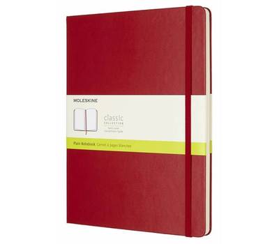 Блокнот карманный MOLESKINE QP092F2 Classic XL, 192 стр., красный, нелинованный