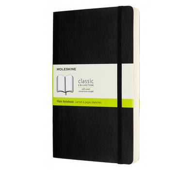 Блокнот карманный MOLESKINE QP618EXP Large 130х210мм 400стр. нелинованный мягкая обложка черный.