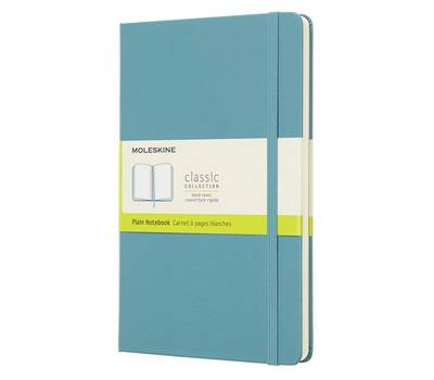 Блокнот карманный MOLESKINE QP062B35 Large 130х210мм 240стр. нелинованный твердая обложка голубой.