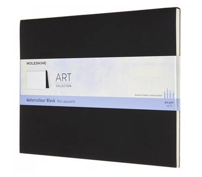 Блокнот карманный MOLESKINE ARTWBL4, (ART WATERCOLOR), XLarge 190х250мм 20л нелинованный мягкая обло