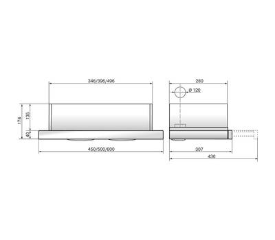 Вытяжка для кухни ELIKOR Интегра GLASS 50Н-400-В2Д нерж/стекло белое