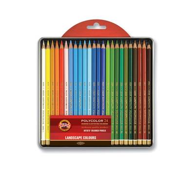 Цветные карандаши KOH-I-NOOR Polycolor Landscape 3824