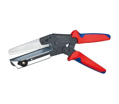 Ножницы для резки изделий из ПВХ KNIPEX кабель-каналов (до 4 мм), длина ножа 110 мм, длина 275 мм