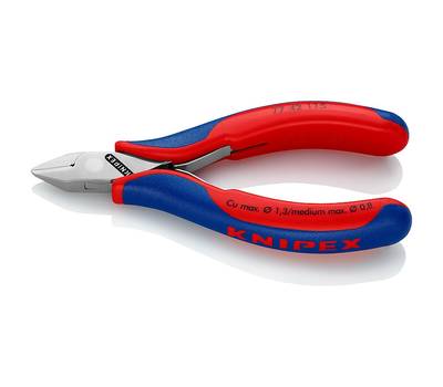 Бокорезы KNIPEX для электроники, острая головка, 115 мм, 2-комп ручки