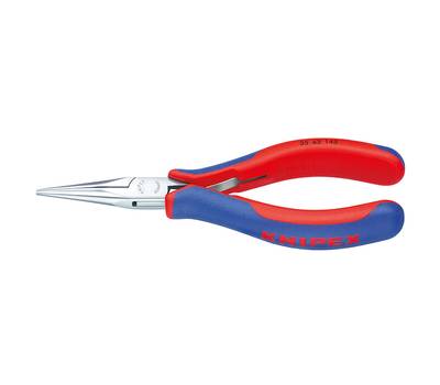 Длинногубцы KNIPEX захватные для электроники, плоскокруглые губки, 145 мм, 2-комп ручки