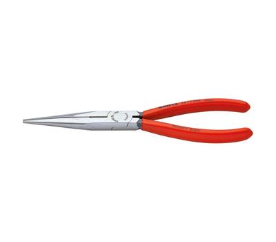 Длинногубцы KNIPEX с режущими кромками, 200 мм, фосфатированные, обливные ручки