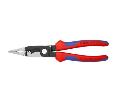 Клещи KNIPEX KN-1382200 электромонтажные, 6-в-1, 200 мм, фосф. 2-комп ручки