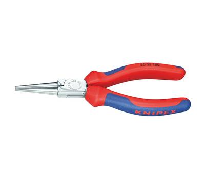 Круглогубцы KNIPEX губки без насечек 37.5 мм, длина 140 мм, хром, 2-комп ручки