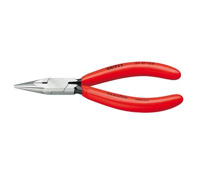 Плоскогубцы KNIPEX захватные прецизионные, плоскокруглые губки, 125 мм, фосф. ручки