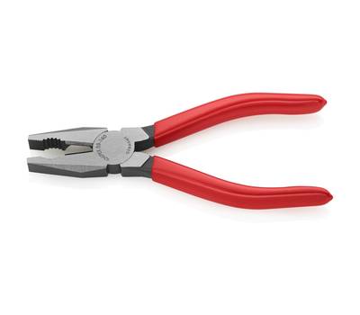 Плоскогубцы KNIPEX комбинированные, 160 мм, фосфатированные, обливные ручки, SB