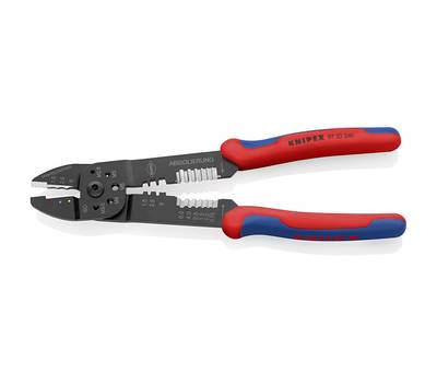 Пресс-клещи KNIPEX 3 гнезда, изол. кабельные наконечники и штекеры: 0.5-6.0 мм², 240 мм, SB