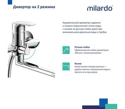 Смеситель для ванны Milardo RORSB00M10