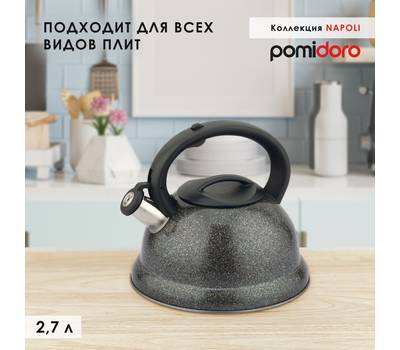 Чайник Pomi d'Oro со свистком 2,7л. P-650192 Napoli