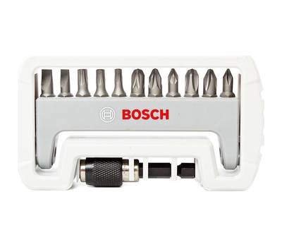 Набор бит BOSCH 12шт +быстросменный держатель PH/PZ1/T/S 25мм (130)