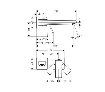 Смеситель для умывальника Hansgrohe 32 526 670