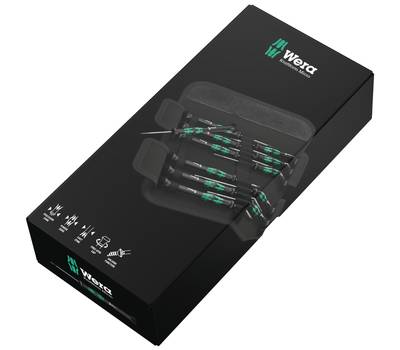 Набор отвёрток WERA WE-073675 Kraftform Micro 12 Universal 1 прецизионных, 12 пр.