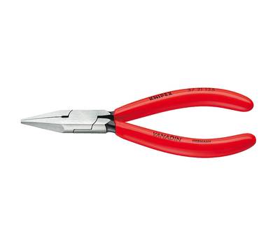 Плоскогубцы KNIPEX KN-3721125 захватные прецизионные, плоские вогнутые узкие губки, 125 мм