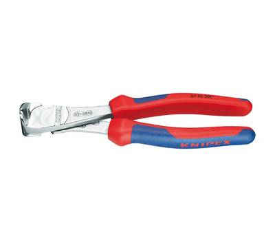 Кусачки торцевые KNIPEX KN-6705160 особой мощности, 160 мм, хром