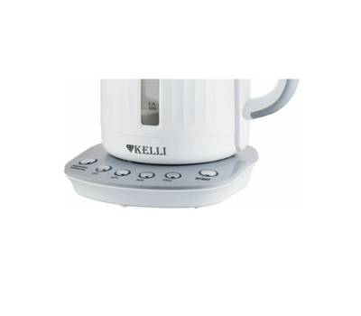Чайник электрический KELLI KL-1373 бело-серый