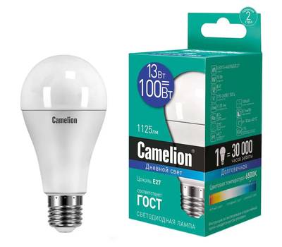 Комплект светодиодных лампочек CAMELION LED13-A60/865/E27/10 шт