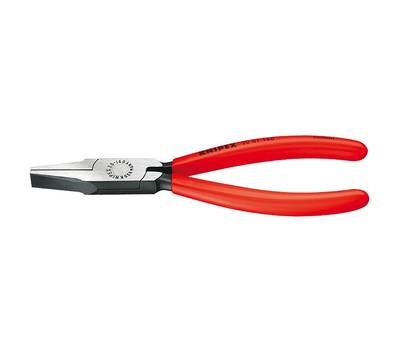 Плоскогубцы KNIPEX тупоносые, рифлённые губки 35 мм, 180 мм, фосф., обливные ручки