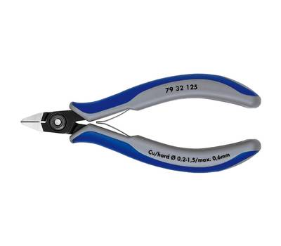 Бокорезы KNIPEX KN-7932125 прецизионные, острая головка, 125 мм, 2-комп ручки