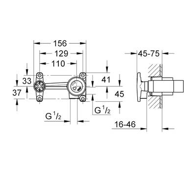 Смеситель встраиваемый GROHE 32 635 000